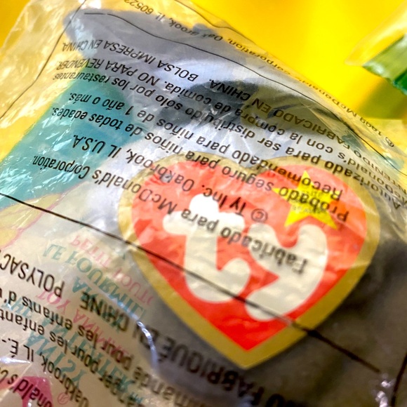 Ty BEANIE BABIES VTG 1999 NWT MCDONALDS HAPPY MEAL TOY #2 ANTSY ANTEATER SEALED - Picture 5 of 6